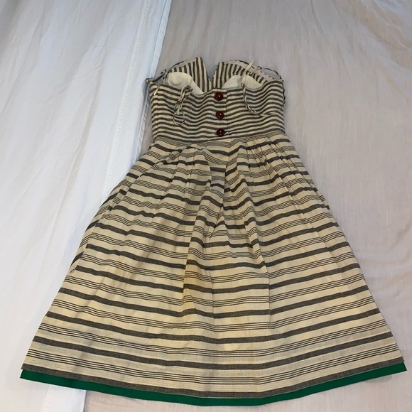 Anthropologie Maeve Changing Stripes Dress Retro Pinup (17) - Picture 8 of 8